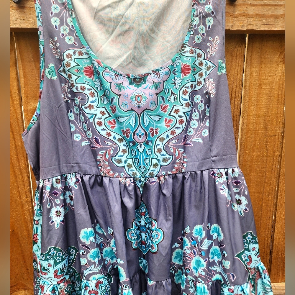 Floral Ditsy Mini Dress - Picture 2 of 8